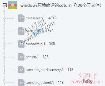 windows环境编译的coturn